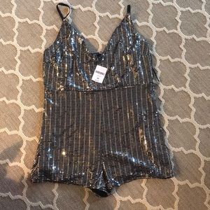 Forever 21 Sequin Jumper
